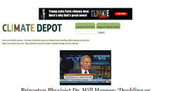 Desktop Screenshot of climatedepot.com