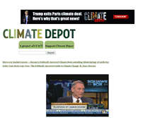 Tablet Screenshot of climatedepot.com